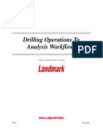Drilling Operations ToAnalysis Workflows