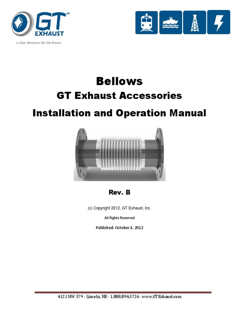 Bellows Installation Guide RevE PDF Screw Electrical Connector