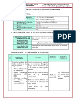 I. Datos Informativos:: Actividad de Aprendizaje de Educación Primaria