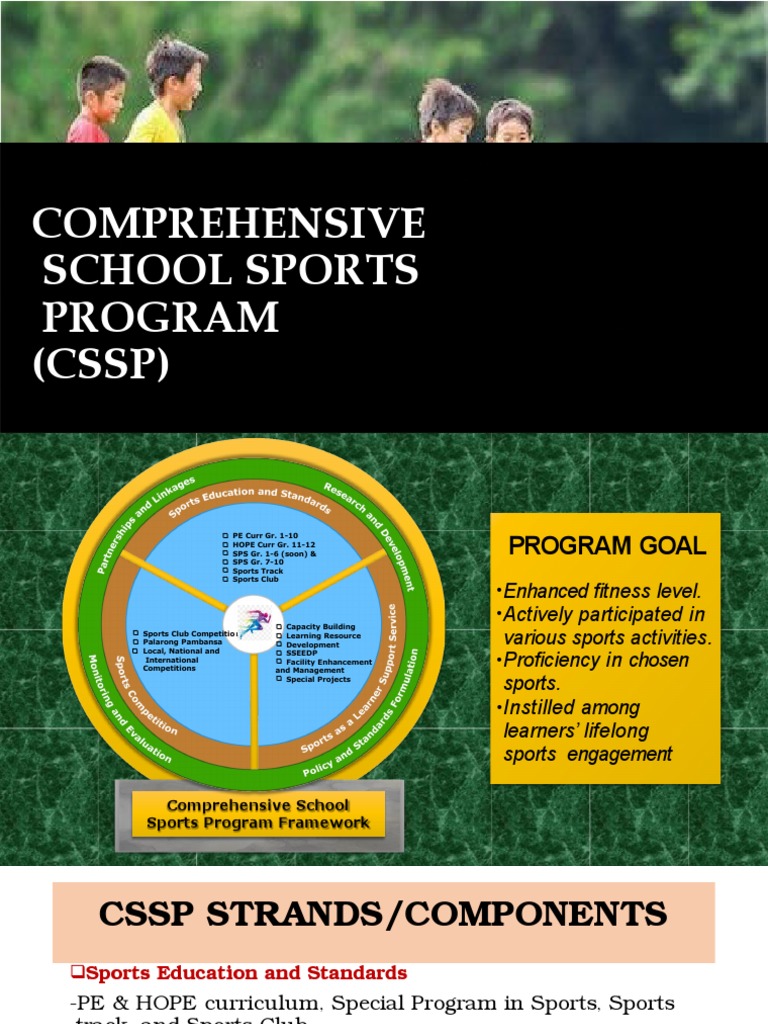 COMPREHENSIVE SCHOOL SPORTS PROGRAM For Cebu | PDF | Curriculum | Cognition