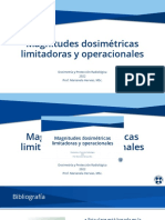 Magnitudes Dosimétricas Limitadoras y Operacionales