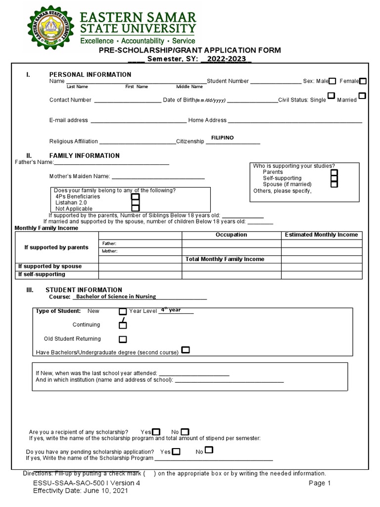 PENN STATE SCHOLARSHIP FORM visual data 6