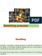 REDUCTION SMELTING PROCESS