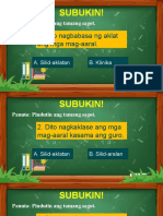 Subukin!: 1. Dito Nagbabasa NG Aklat Ang Mga Mag-Aaral