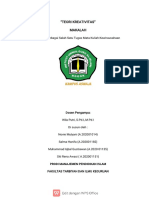 "Teori Kreativitas" Makalah