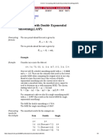 Chapter 9-2 - 6.4.3.4. Forecasting With Double Exponential Smoothing (LASP)