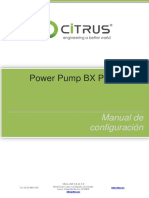 Power Pump BX PLUS: Manual de Configuración
