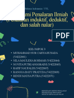 Bahasa Indonesia / TTL: Memahami Penalaran Ilmiah (Penalaran Induktif, Deduktif, Dan Salah Nalar)