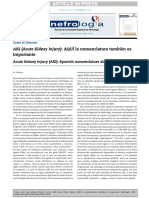 Kidney Injury: AKI (Acute) : Aquí La Nomenclatura También Es Importante