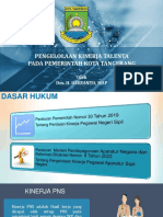 Pengelolaan Kinerja Talenta Pada Pemerintah Kota Tangerang: Oleh Drs. H. Heryanto, Map