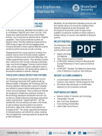 Trace Explosives Detection Systems Standards Factsheet 093019