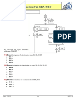 Mise en Équation D'un GRAFCET: Prénom Nom