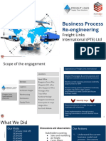 Business Process Re-Engineering: Freight Links International (PTE) LTD