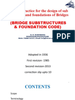 Code of Practice For The Design of Sub Structures and Foundations of Bridges