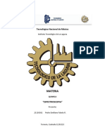 Tecnológico de La Laguna analiza espectroscopia en química