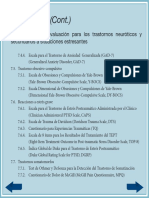 Evaluación trastornos ansiedad, obsesivo, estrés y somatomorfos