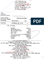 J316 CHAIN INK SALES INVOICE