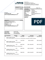 Steel Invoice Commercial