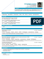 Mohammad Haider: Brief Overview / Career Objective / Summary