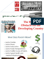 Poverty: The Biggest Obstacle For The Developing Country