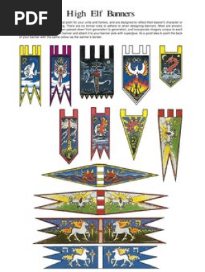 High Elf Colour Banners Page