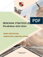 Rencana Strategis (Renstra) Perubahan 2019-2024: Dinas Kesehatan Kabupaten Lampung Utara