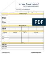 Jetinks Kyc Form