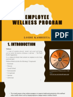 Employee Wellness Program: Loide Kasheeta