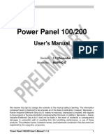 Liminar Y: Power Panel 100/200