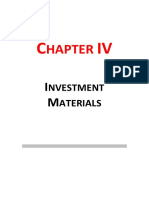 Hapter: Nvestment Aterials
