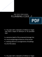 Plumbing Code - 2: Engr. Erold P. Dimaculangan