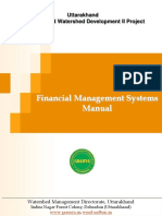 Financial Management Systems Manual: Uttarakhand Decentralized Watershed Development II Project