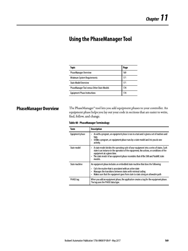 Phase Manager | PDF