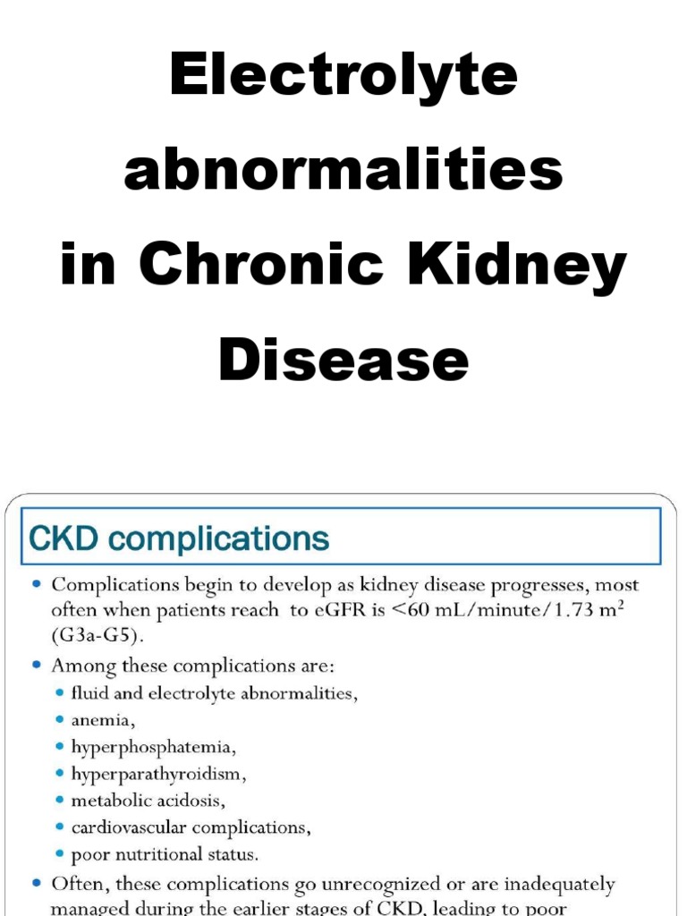 Electrolyte Abnormalities1 PDF