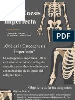 Osteogénesis Imperfecta: Chiara Peroni. Sara Soler. 3ro Bachillerato Técnico en Salud