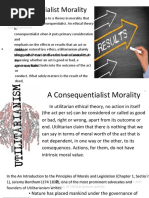 A Consequentialist Morality