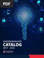 Catalog: Undergraduate 2021 - 2022