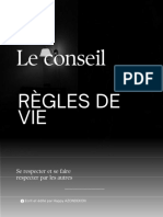 Le Conseil: Règles de VIE