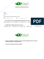 Meaningful Youth Participation Evaluation Form