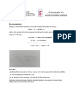 Rapport de TP Thermo