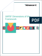 UKPSF Dimensions of The Framework