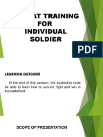 Combat Training Tips for Individual Soldiers