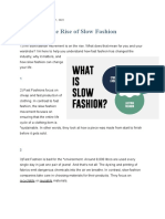Blog Post Fast Fashion Vs Slow Fashion
