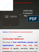 Analyzing Consumer Markets: What Influences Consumer Behavior?