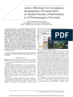 Analysis of Factors Affecting User Acceptance of the Implementation of ClassCraft E-Learning Case Studies Faculty of Information Technology of Tarumanagara University