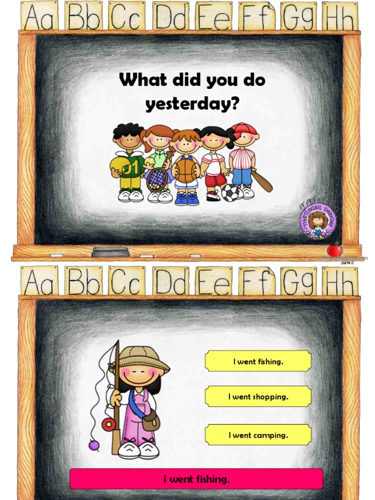 Simple Past - Game | PDF | Food And Drink Preparation | Western Cuisine