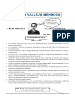 Biografía de Cesar Vallejo Mendoza