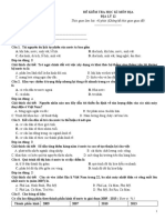 Thời gian làm bài: 40 phút (Không kể thời gian giao đề)