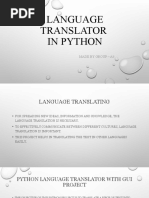 Language Translator