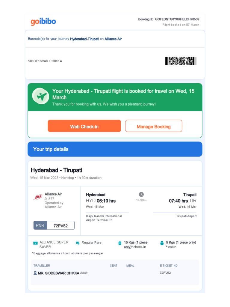 WHAT IS BOOKING ID IN FLIGHT TICKET visual data 4